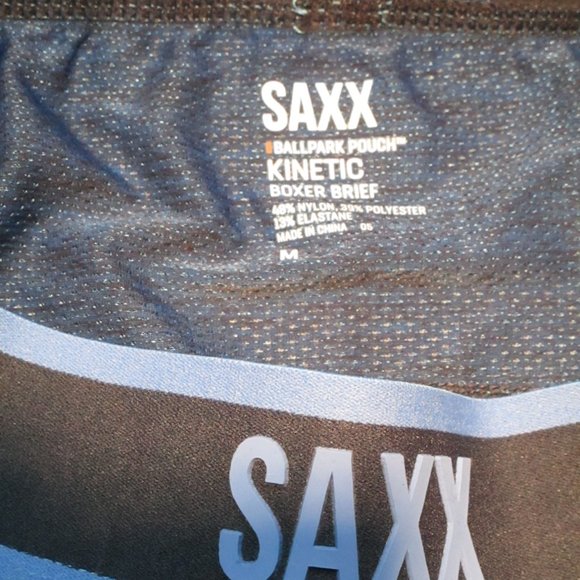 Excellent Used Condition Men's SAXX Kinetic Ballpark Pouch Boxer Brief Medium - Picture 10 of 14
